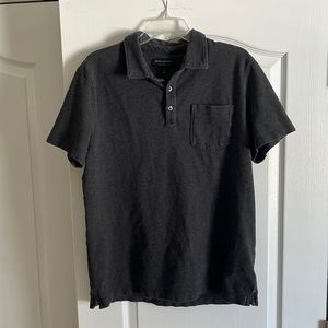 Charcoal Banana Republic polo shirt (L)